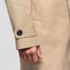 Elegantne kaherealine meeste SLIM FIT trenšmantel vööga - beež V1 OM-COLC-0146 - Thumbnail Image 6
