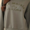 Naiste oversize-dressipluus tikandiga - Thumbnail Image 2