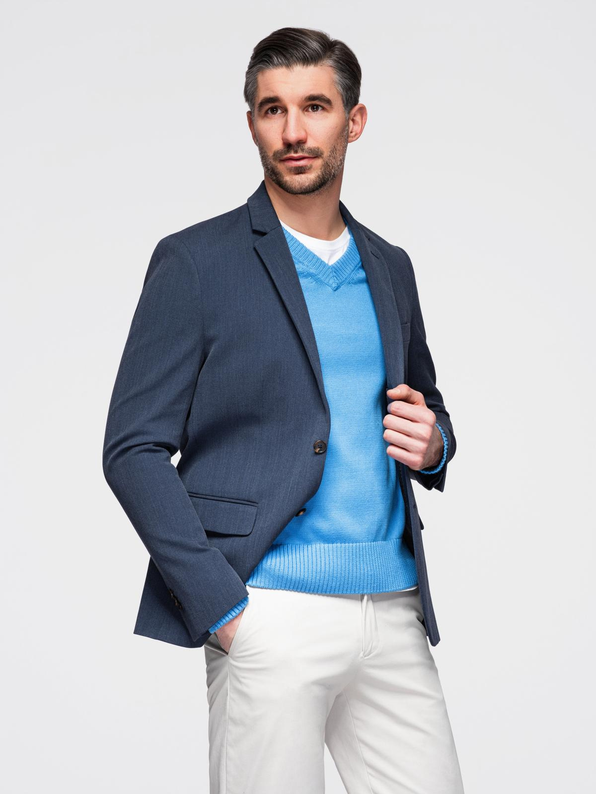 Meeste ruuduline pintsak Ombre Clothing - Image 35