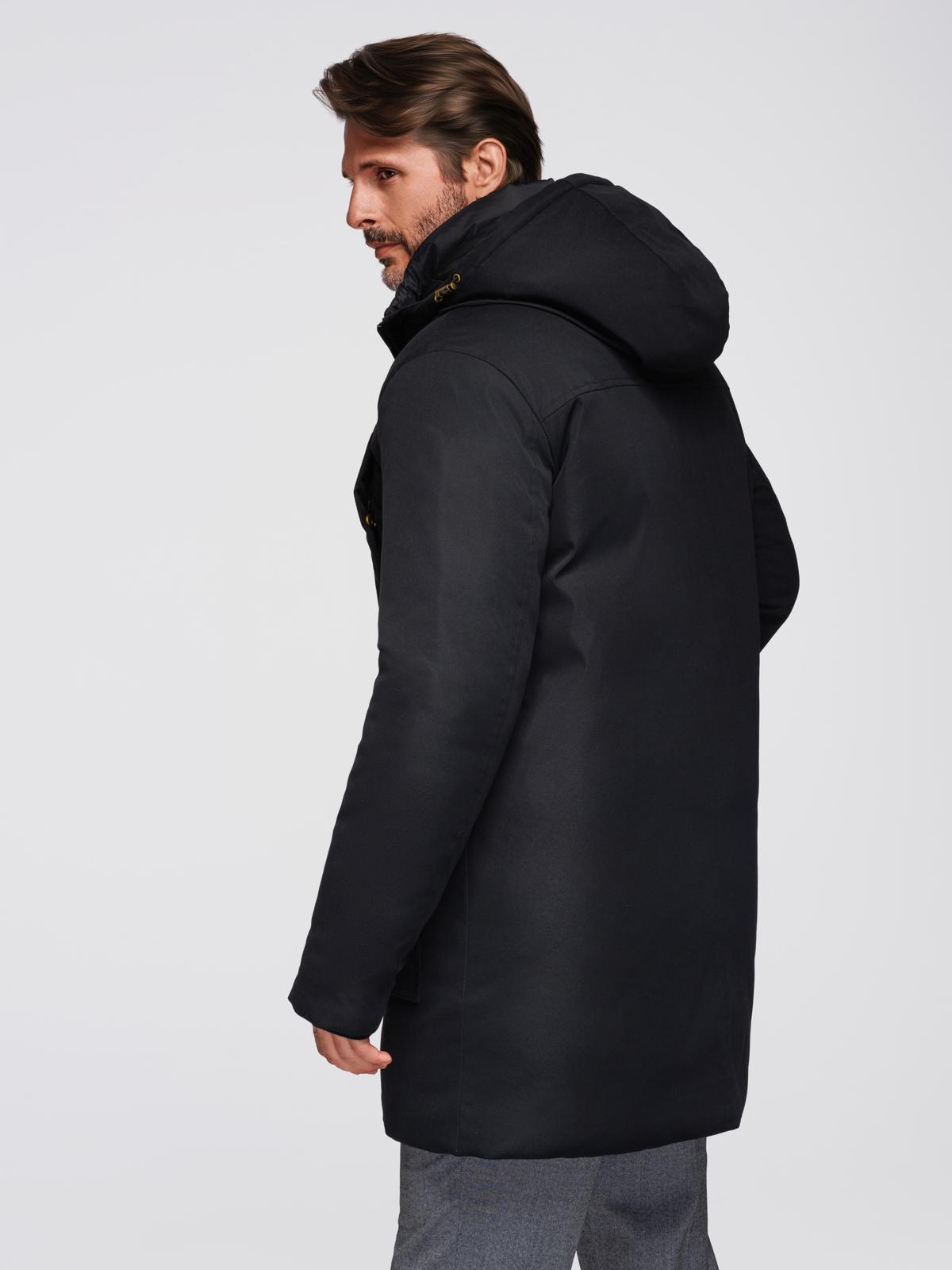 Ombre Clothing meeste kapuutsiga pikem jope - Image 6