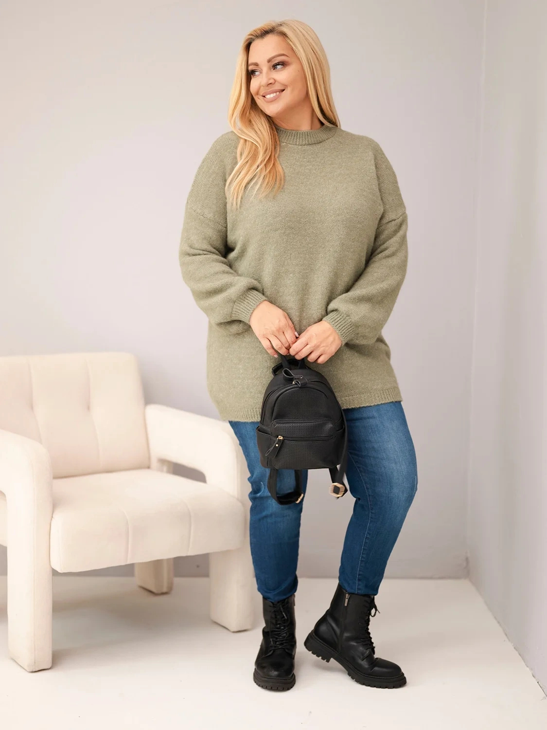 Avara lõikega naiste kampsun Kesi Plus Size - Image 35