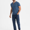 Meeste puuvillane Henley T-särk rinnataskuga Ombre Clothing - Thumbnail Image 3