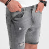 Meeste lühikesed teksapüksid Ombre Clothing - Thumbnail Image 7