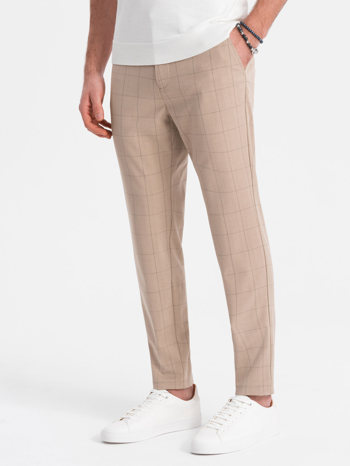 Ombre Clothing meeste ruudulised viigipüksid - Image 12