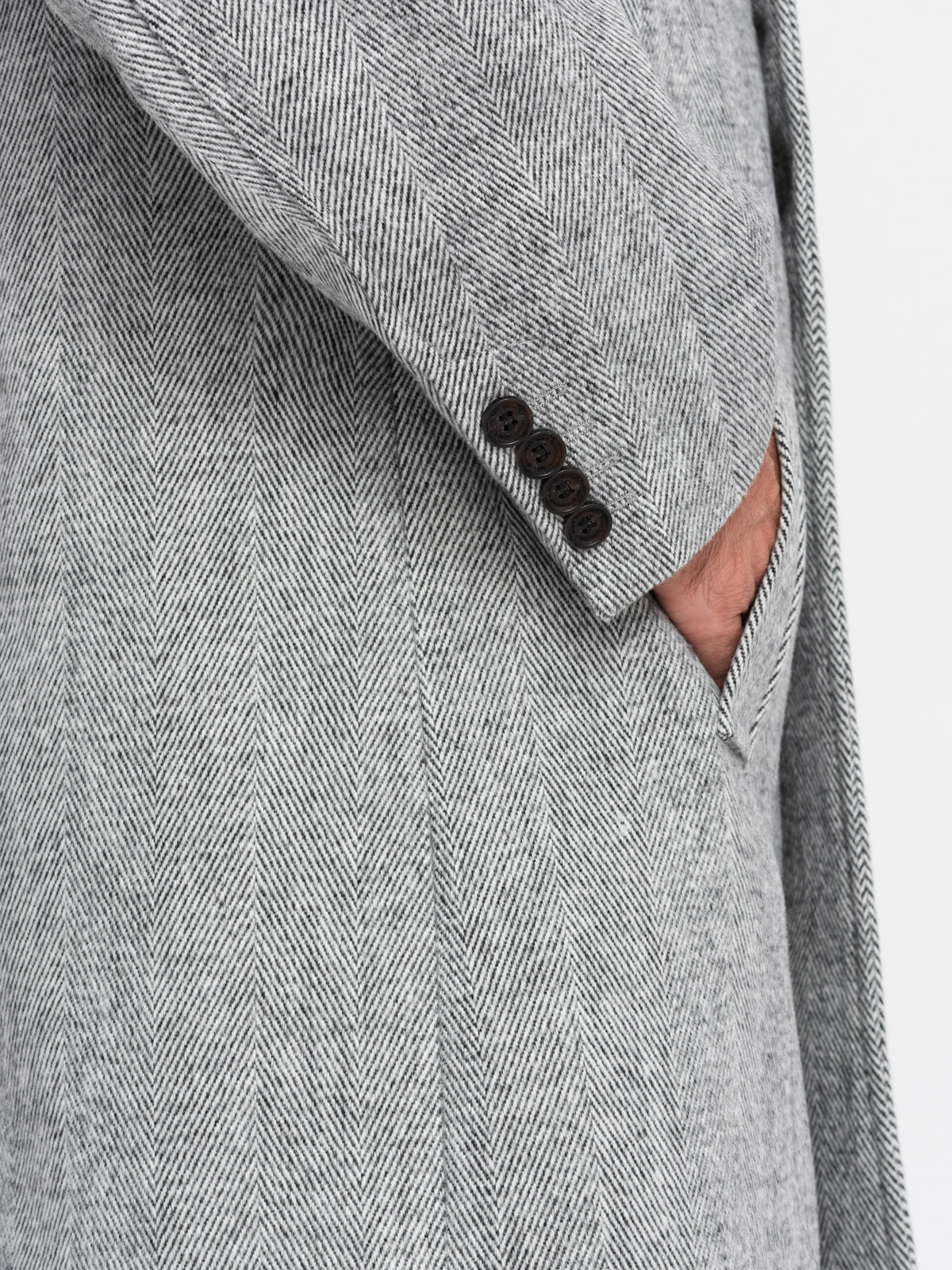 Ombre Clothing kaherealine meeste mantel - Image 6