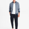 Meeste tõmblukuga dressipluus Ombre Clothing - Thumbnail Image 12
