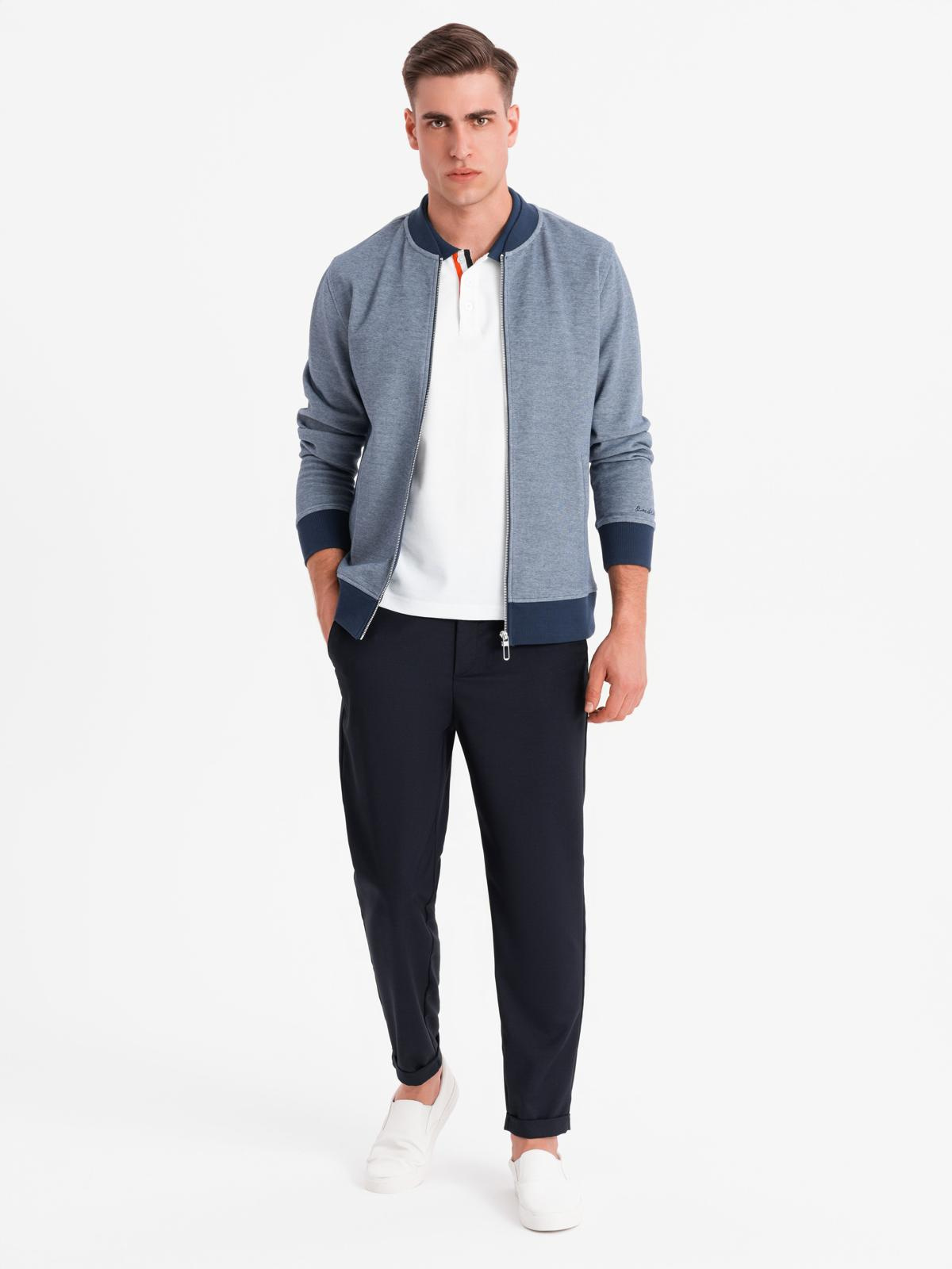 Meeste tõmblukuga dressipluus Ombre Clothing - Image 12