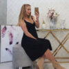 Kesi laieneva lõikega rasedakleit laiade paeltega - Thumbnail Image 8