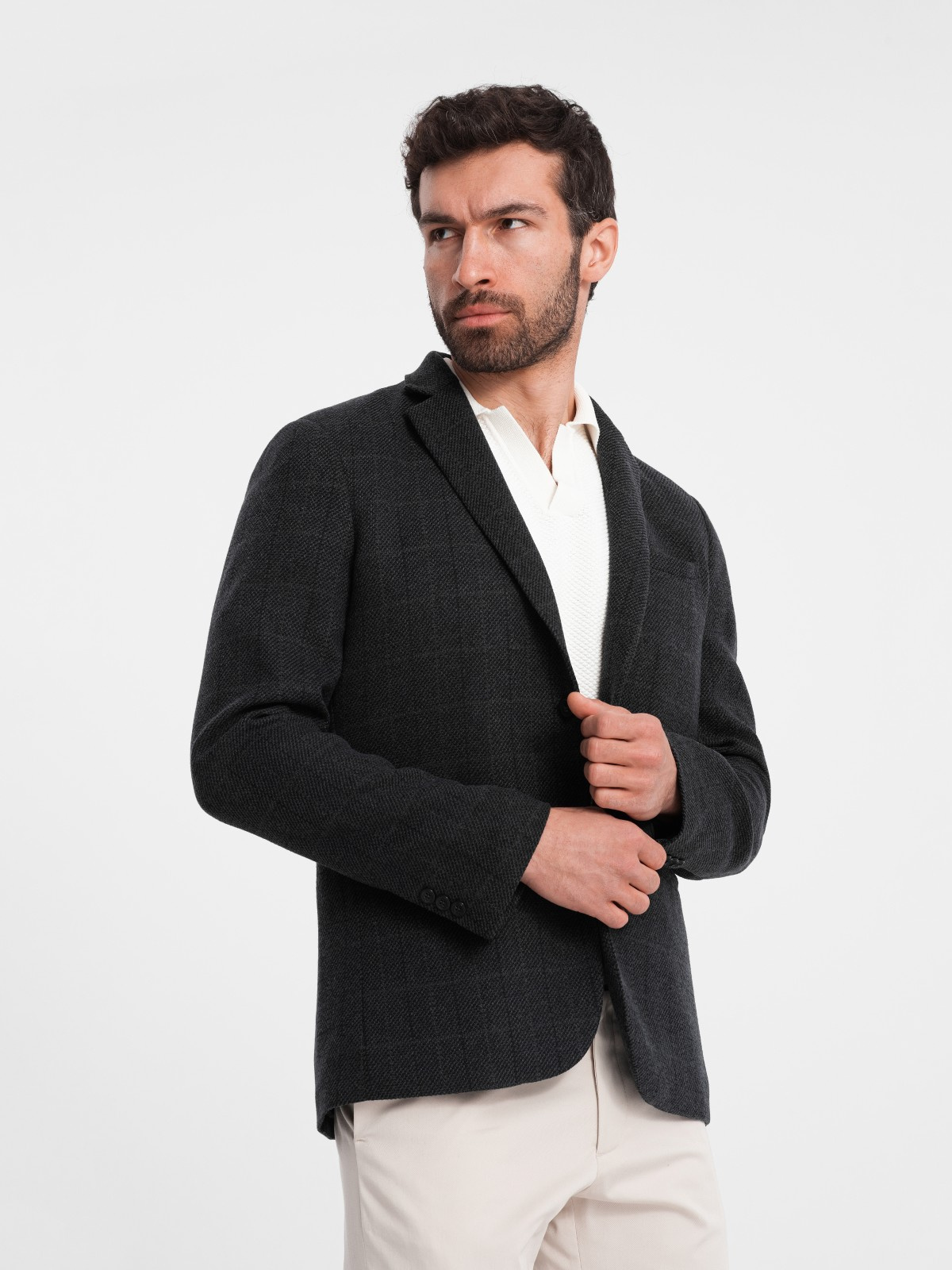 Meeste ruuduline pintsak Ombre Clothing - Image 12