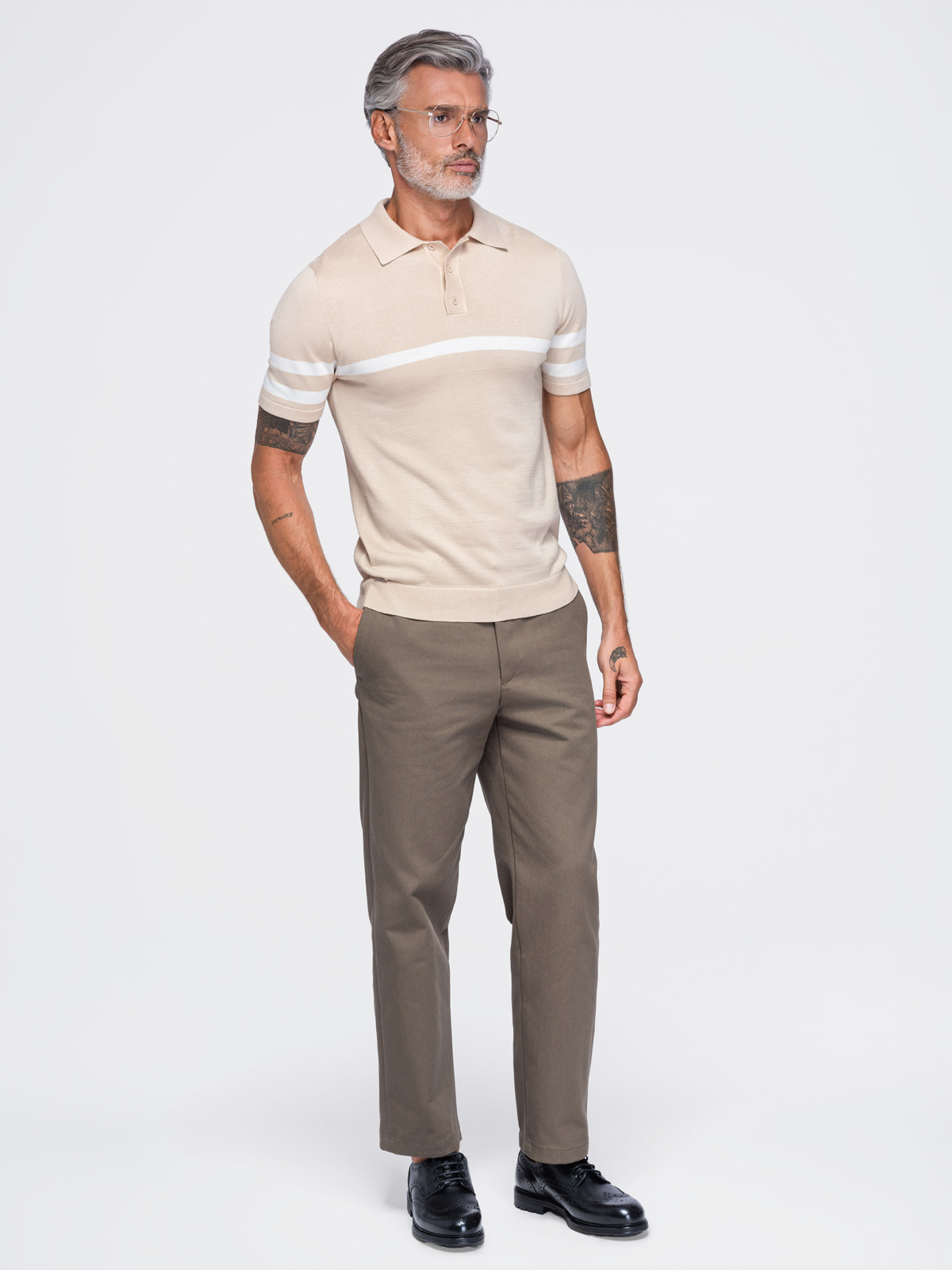 Meeste kootud polosärk Ombre Clothing - Image 20