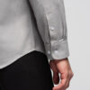 Ombre Clothing meeste pikkade varrukatega triiksärk rinnataskuga - Thumbnail Image 5
