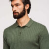 Meeste vertikaalse soonikkoega polosärk Ombre Clothing - Thumbnail Image 23