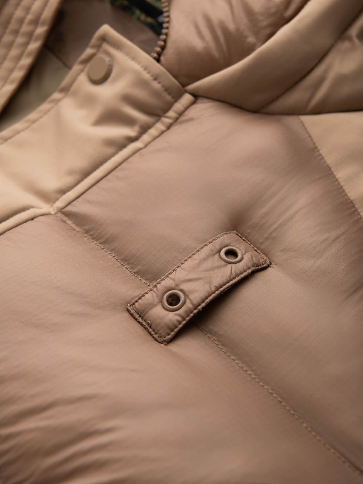 Meeste pikem tepitud talvejope kapuutsiga Ombre Clothing - Image 13