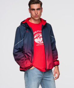 Ombre Clothing meeste helkurdetailidega spordijope