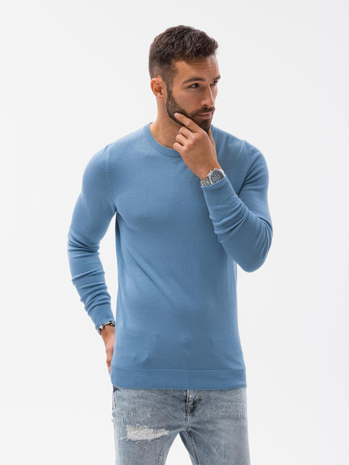 Ombre Clothing klassikaline ümara kaelusega meeste kampsun - Image 151