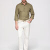 Meeste puuvillane triiksärk taskuga regular fit Ombre Clothing - Thumbnail Image 15