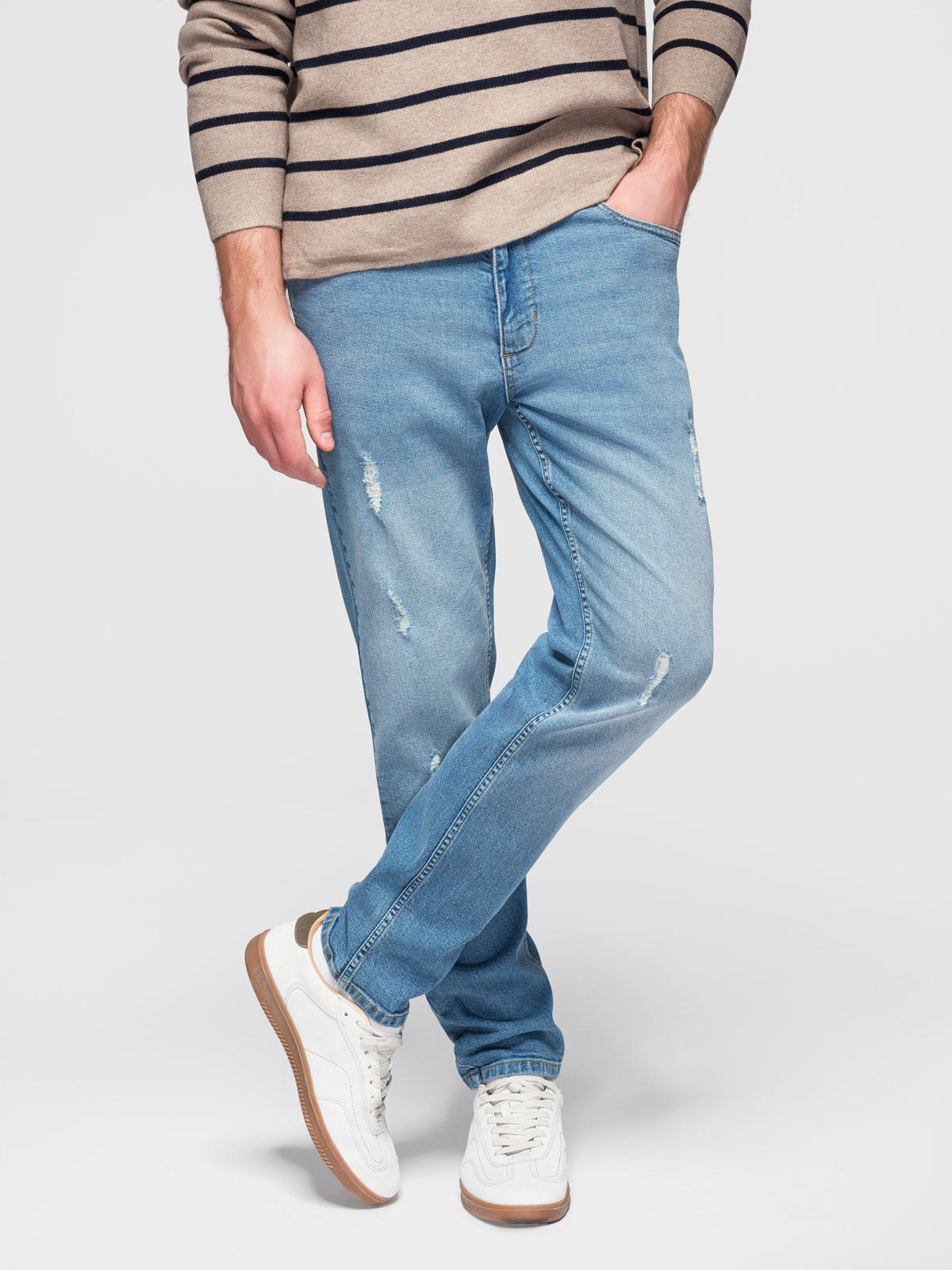 Ombre Clothing meeste teksapüksid kulutatud detailidega - Image 2