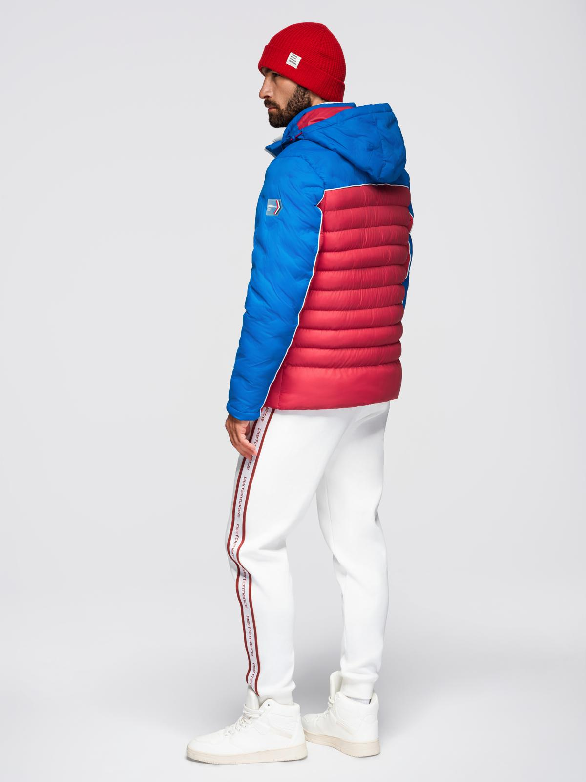 Meeste kapuutsiga tepitud pikem jope Ombre Clothing - Image 54