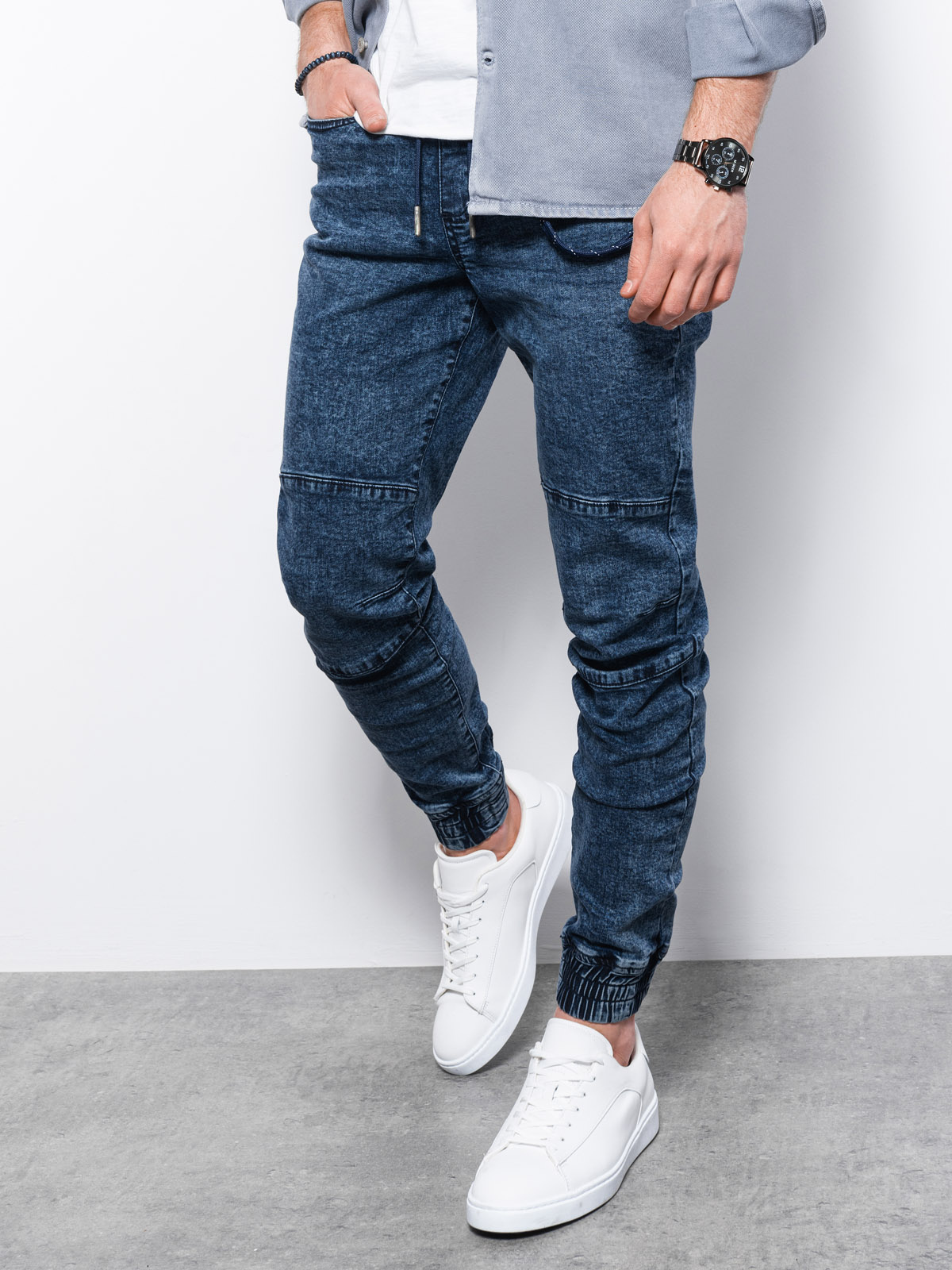 Ombre Clothing meeste teksastiilis sörkjooksud - Image 2