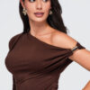 Asümmeetriline naiste pluus Ombre Clothing - Thumbnail Image 10