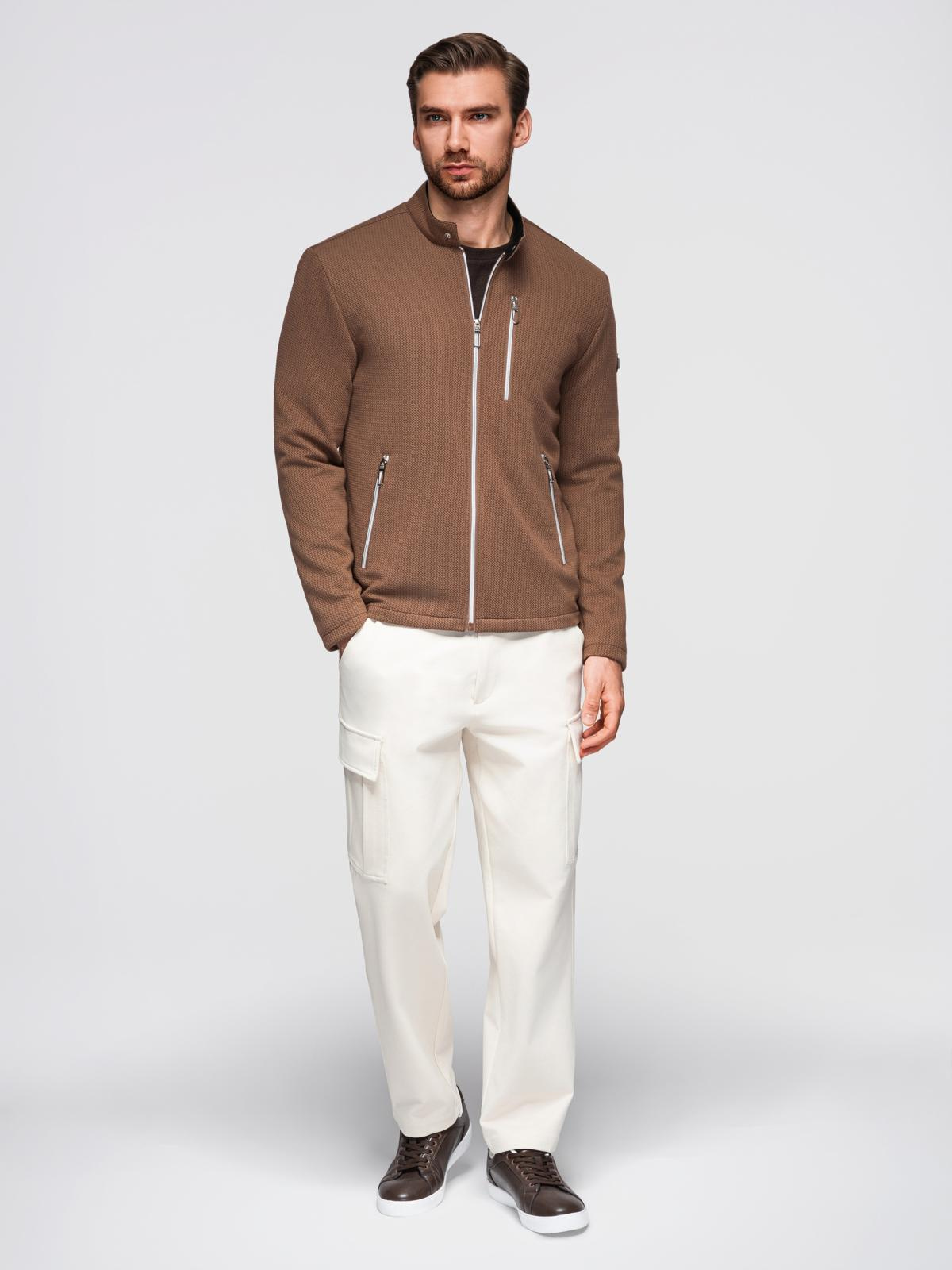 Meeste tõmblukuga püstkraega jakk Ombre Clothing - Image 13