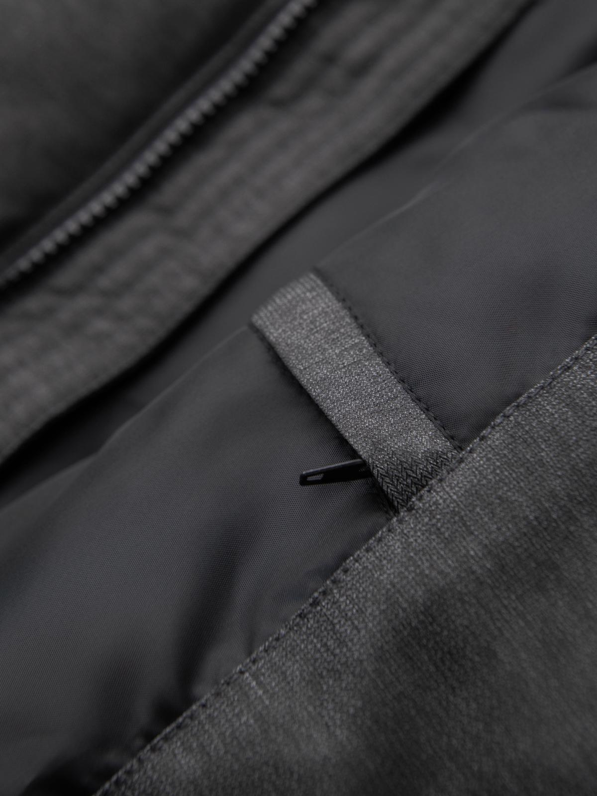Ombre Clothing meeste kapuutsiga tepitud pikem jope - Image 22