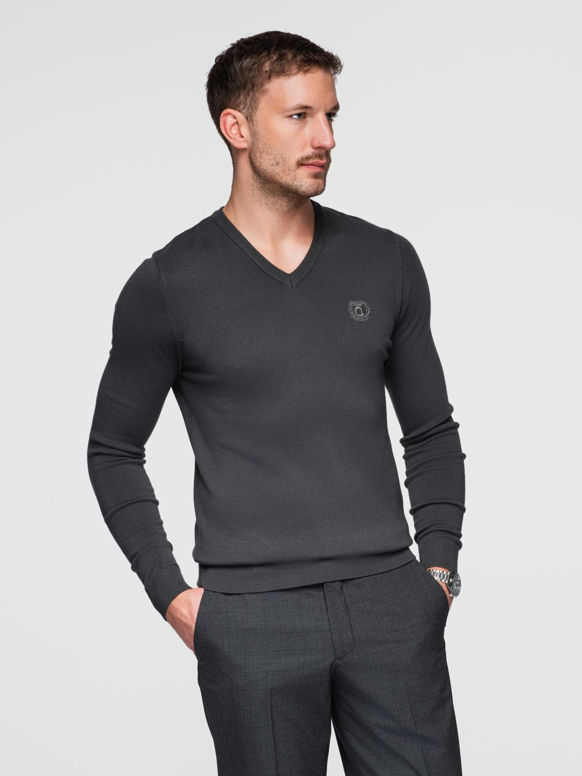 Ombre Clothing meeste V-kaelusega kampsun - Image 24