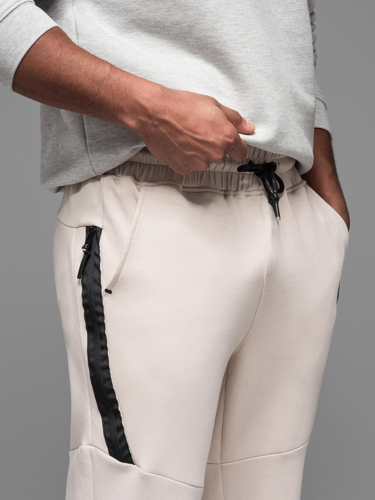Ombre Clothing meeste dressipüksid paelte ja soonikutega - Image 16