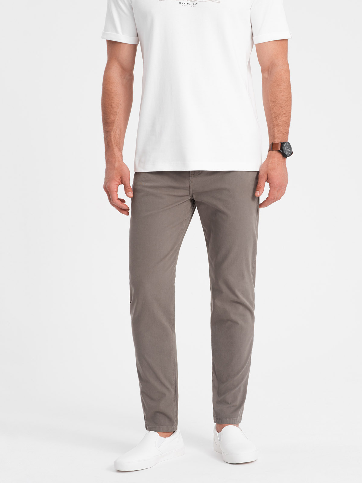 Meeste puuvillased chino-püksid Ombre Clothing - Image 32