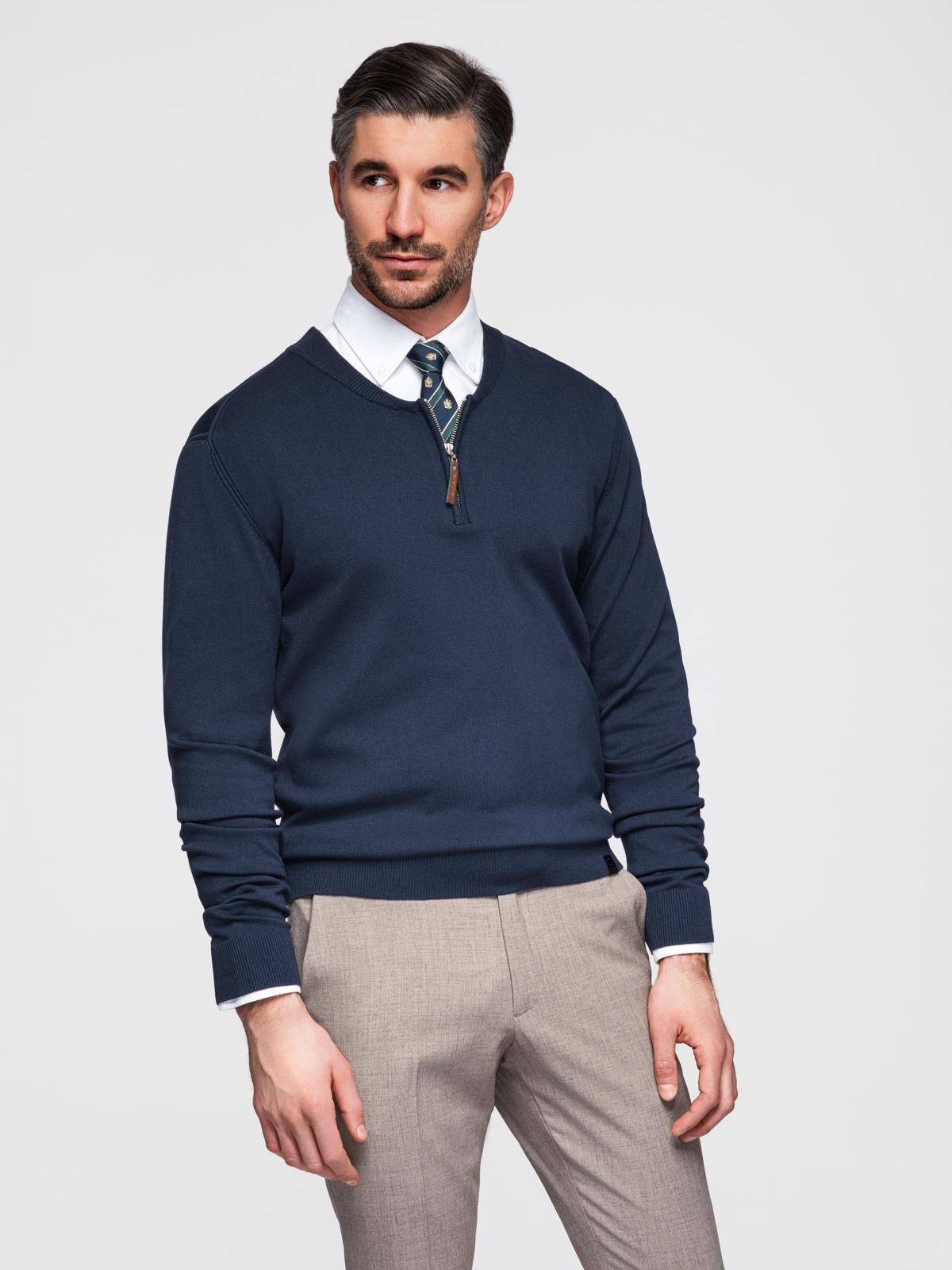 Ombre Clothing meeste kampsun lühikese tõmblukuga - Image 24