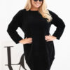 Kesi vabalt langev velvetist tuunika-kleit - Thumbnail Image 13