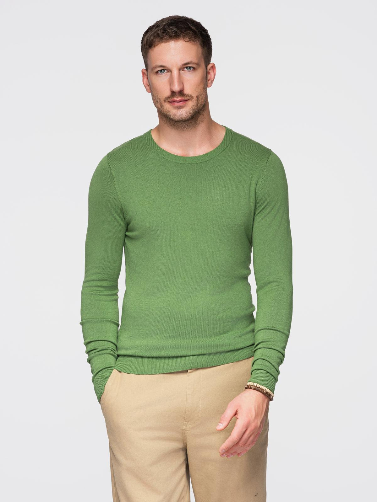 Ombre Clothing klassikaline ümara kaelusega meeste kampsun - Image 32