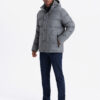Meeste tepitud kapuutsiga jope Ombre Clothing - Thumbnail Image 28