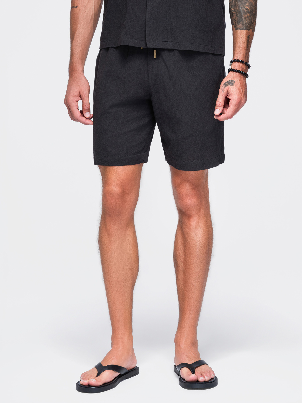 Meeste struktuursed puuvillased lühikesed püksid Ombre Clothing - Image 15