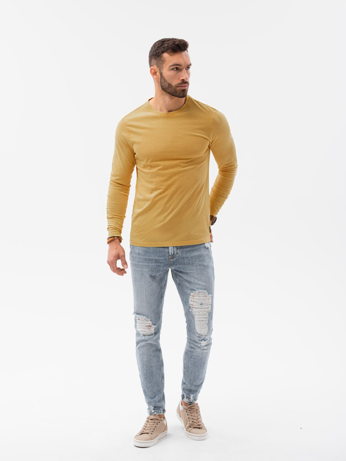 pikkade varrukatega särk l131 - punane - Image 2