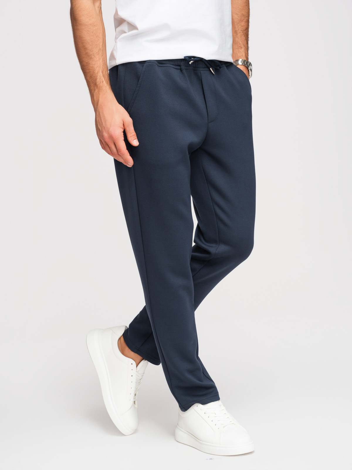 Ombre Clothing meeste sirge lõikega dressipüksid - Image 22