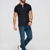Meeste püstkrae ja nööpidega polosärk Ombre Clothing - Thumbnail Image 52