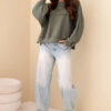 Naiste oversize-dressipluus tikandiga - Thumbnail Image 3