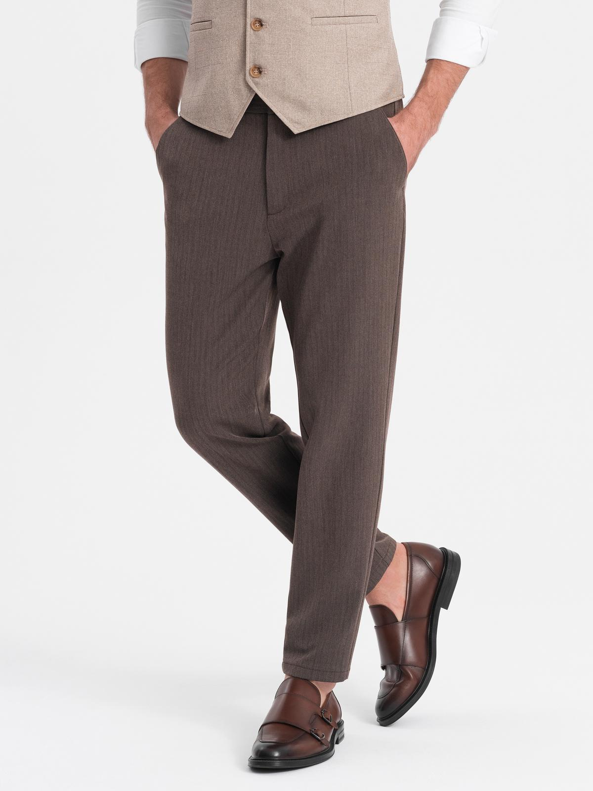 Meeste chino-püksid elastse vöökohaga Ombre Clothing - Image 10