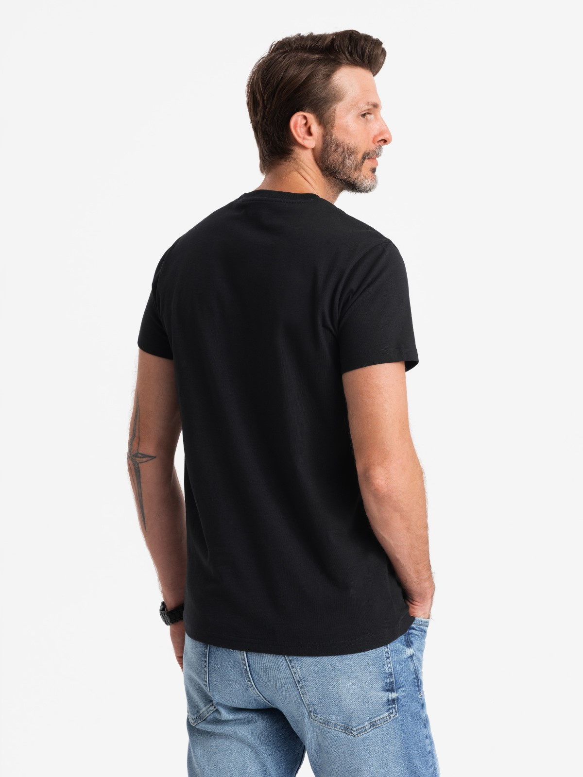 Meeste puuvillane T-särk Ombre Clothing - Image 5