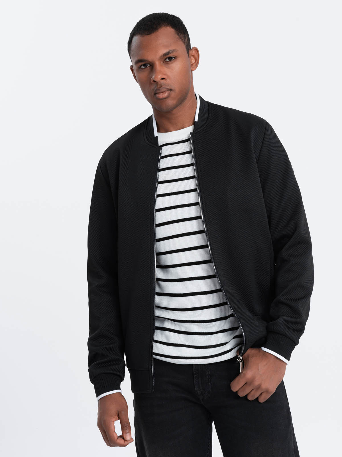 meeste bomber jope - must v2 om-janp-0142 - Image 3