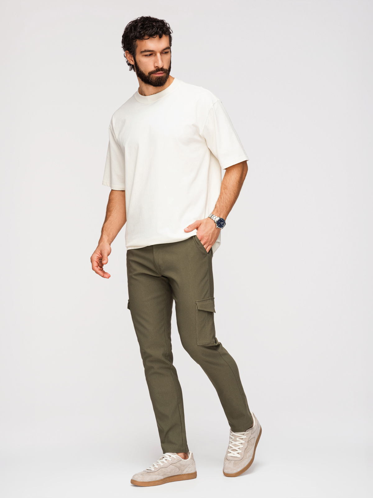 Meeste cargo-püksid Ombre Clothing - Image 3