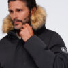 Ombre Clothing pikendatud tegumoega meeste talveparka kapuutsiga - Thumbnail Image 14