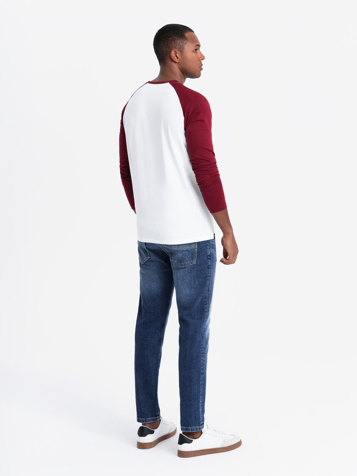Meeste pikkade raglaanvarrukatega T-särk Ombre Clothing - Image 12