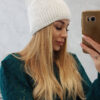 Naiste kootud talvemüts Kesi fliisvoodriga - Thumbnail Image 4