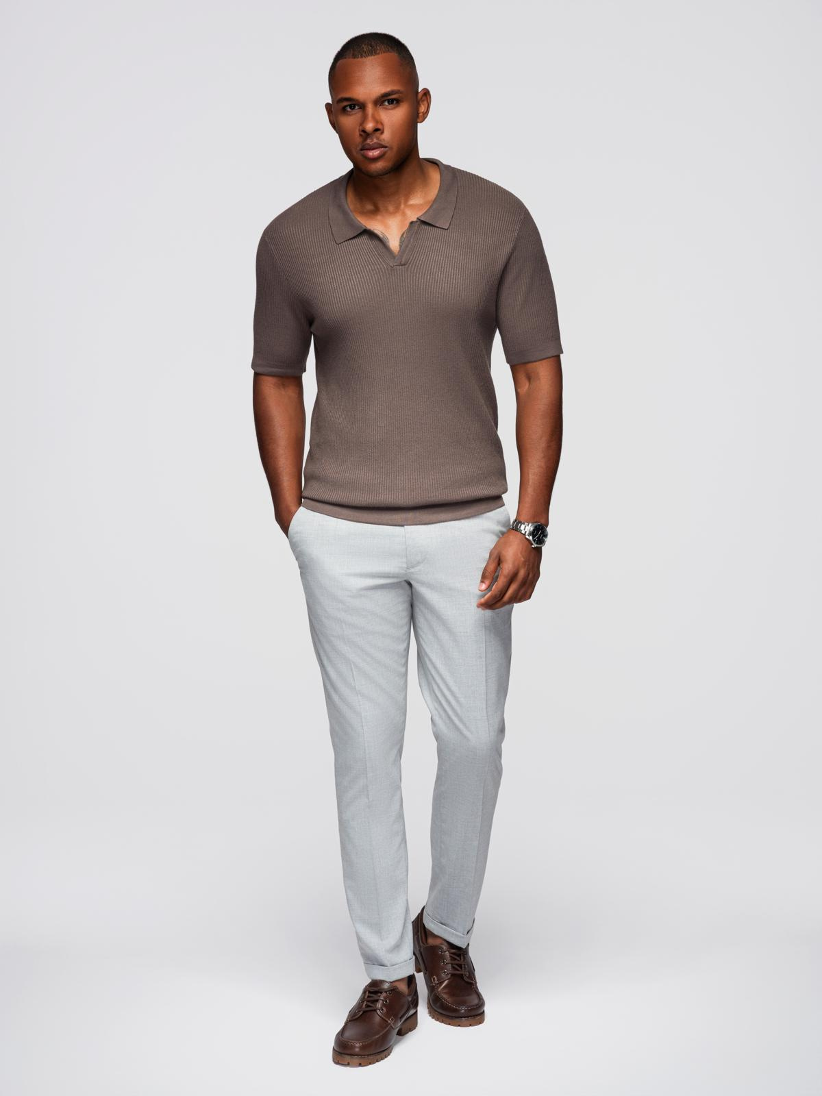 Ombre Clothing meeste kootud polosärk - Image 20