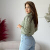 naiste kampsun -oliiv - Thumbnail Image 3