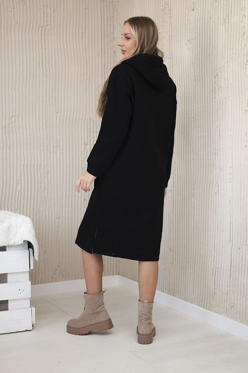 Soe kapuutsiga pikk dresskleit Kesi - Image 12