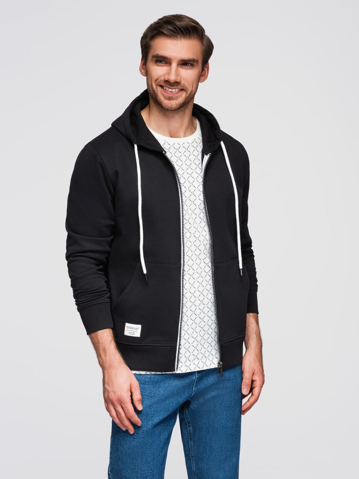 Ombre Clothing meeste lukuga kapuutsiga dressipluus - Image 26