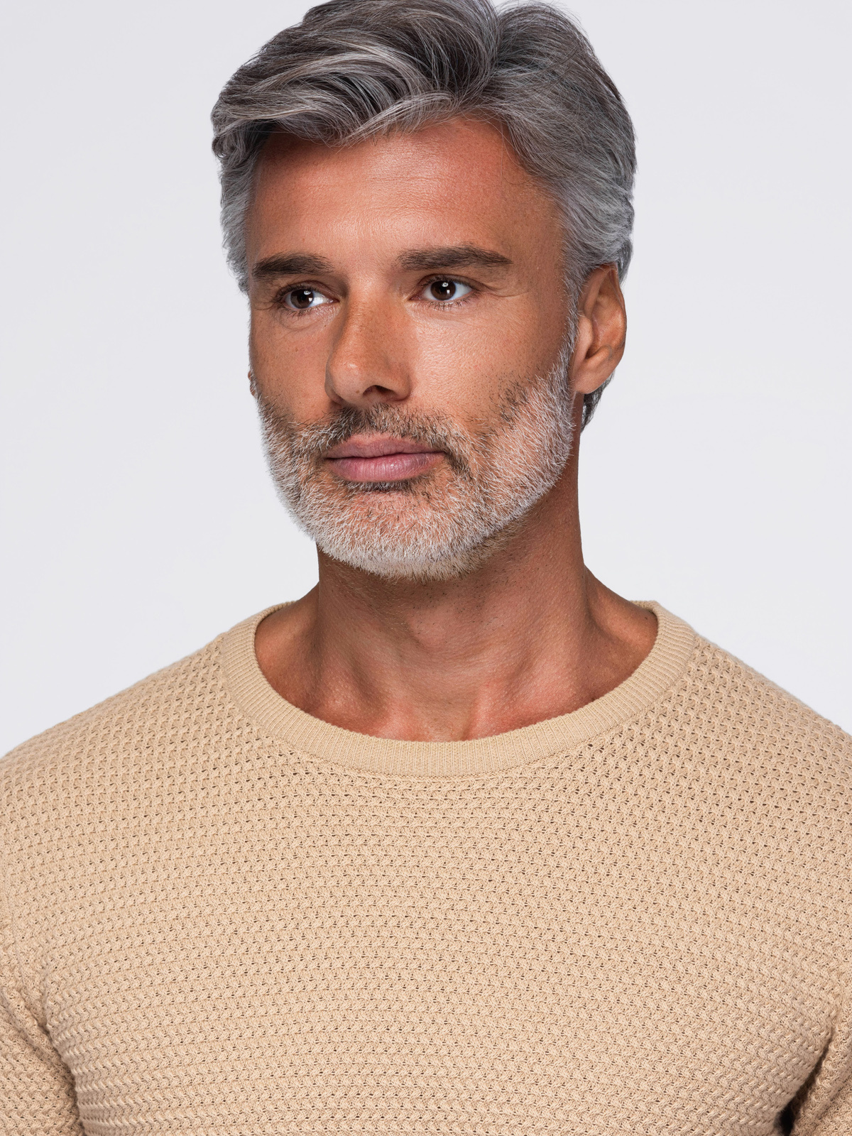 Meeste kampsun Ombre Clothing tekstuursest puuvillatrikotaažist - Image 17